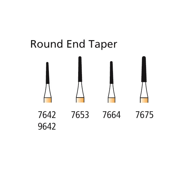 Stylar End Rounded Round End Taper - מדאורד 3 די. אס